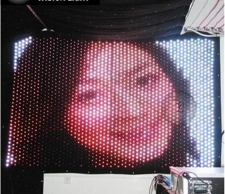 Weicher flexibler LED Vorhang DMX RGB für tragbares Hintergrund-Bühnenbild