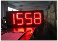 12 Inches Time / Temperature / Date Electronic LED Display Boards GPS Waterproof