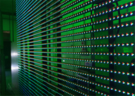 Flexible LED-Videobildschirme, Streifen-transparente Wand-Fassaden-Schirme