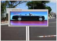 Werbung transparenten LED-Schirmes, CER 16mm Brett der Neigungs-Pixel-elektronischen Anzeige