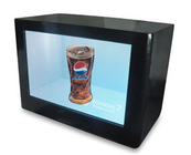 China Lcd-Videowand der digitalen Beschilderung, die transparenten Touch Screen Monitor-Schaukasten-Kasten annonciert Firma